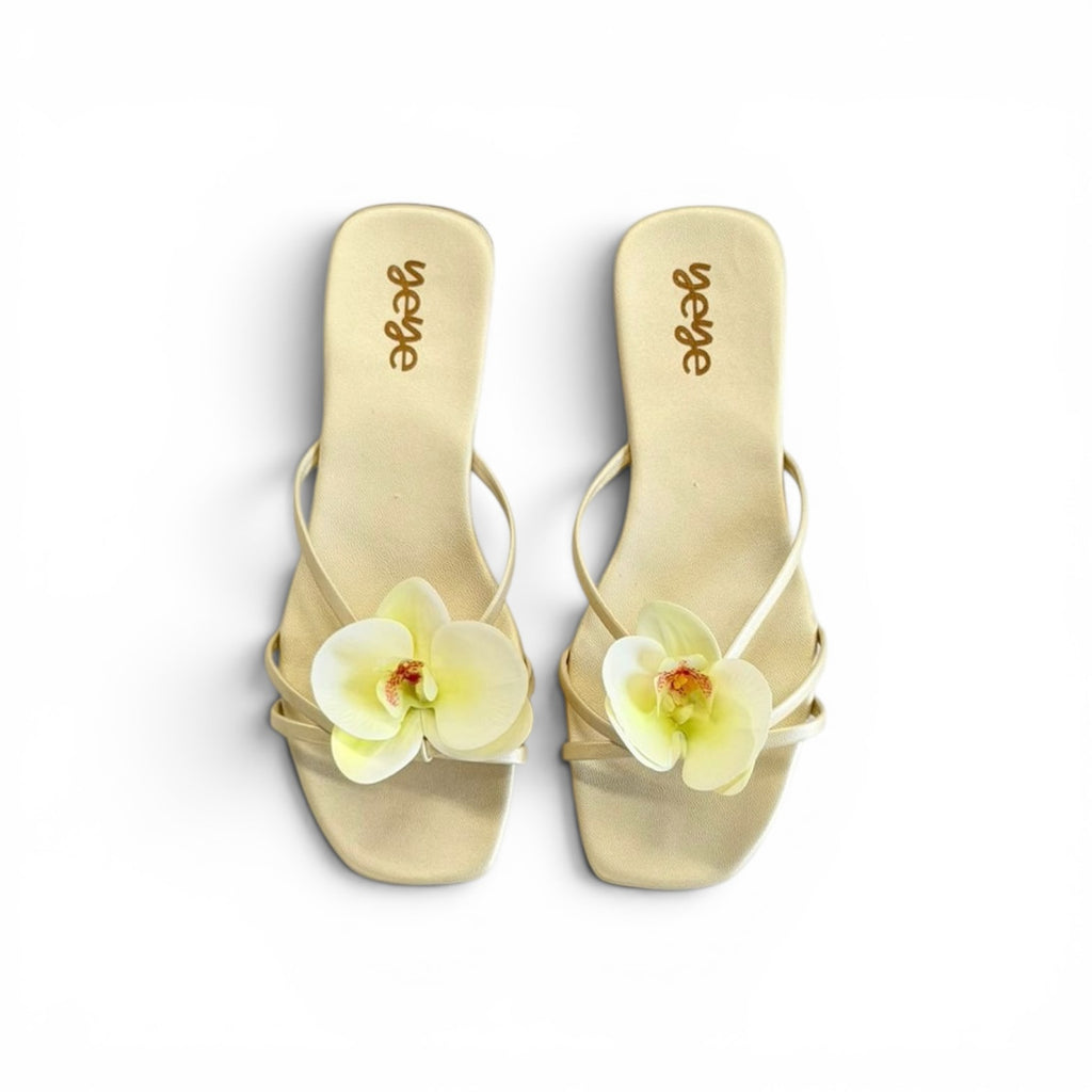 White Orchids Sandals