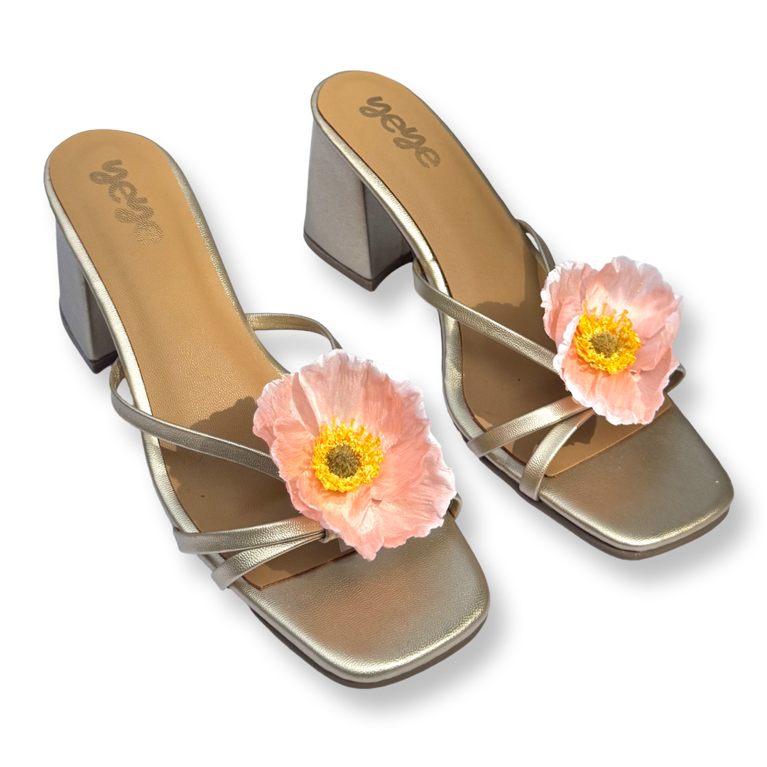 Coral windflower Heels