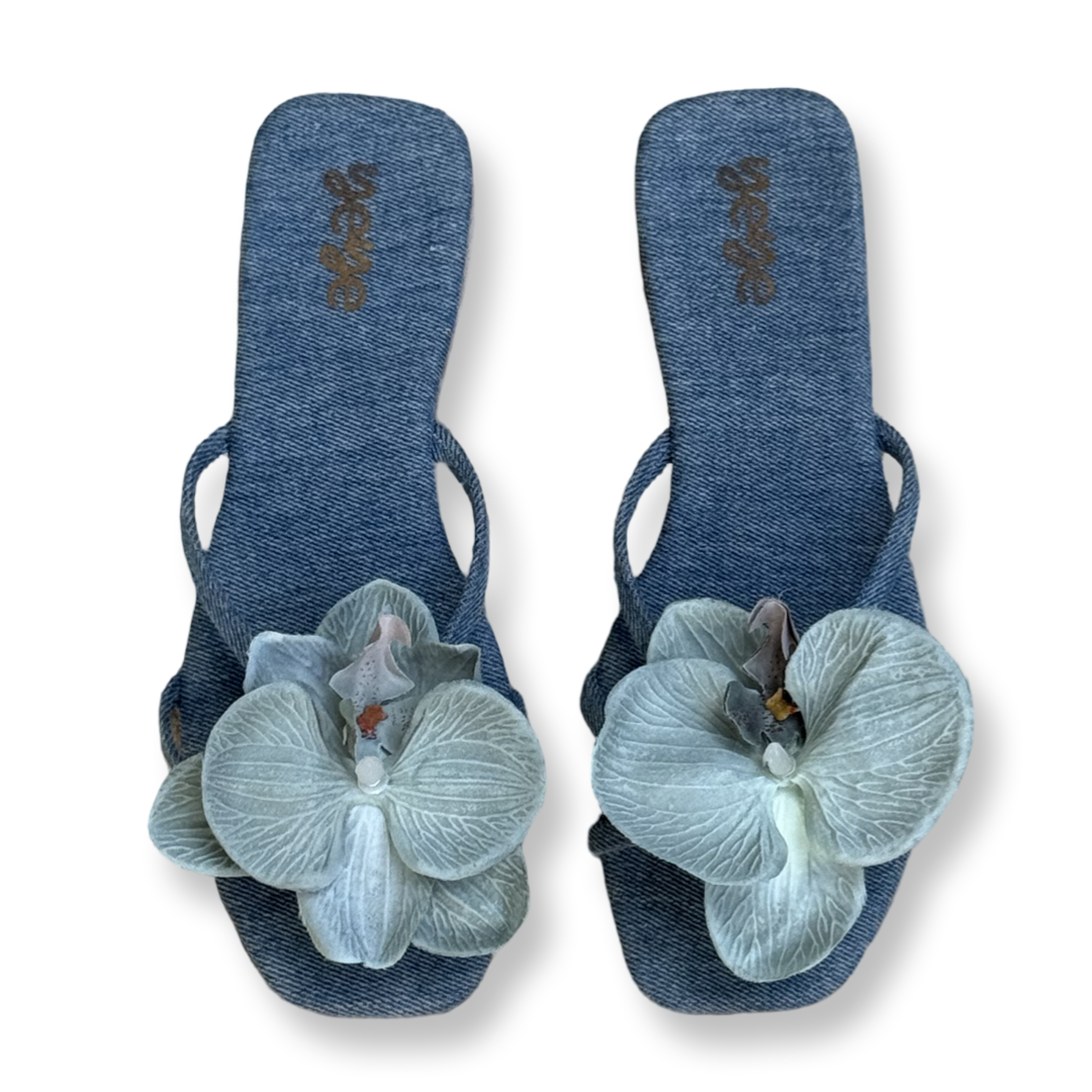 Mint Green Orchid Sandals