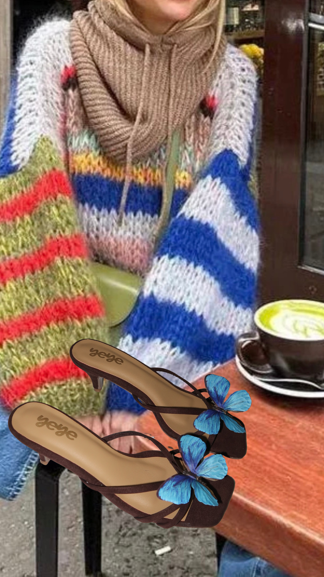 Blue Strikes - Kitten Heel