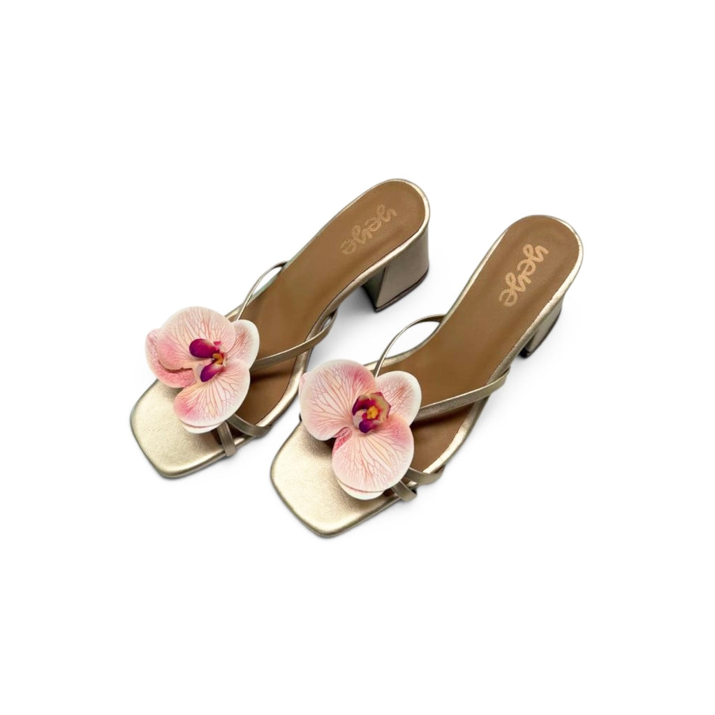 Peach Orchid Heels
