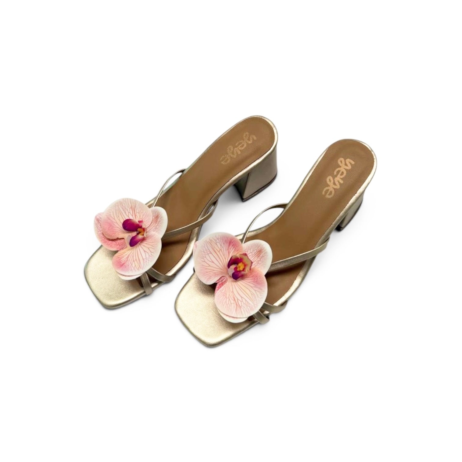 Peach Orchid Heels