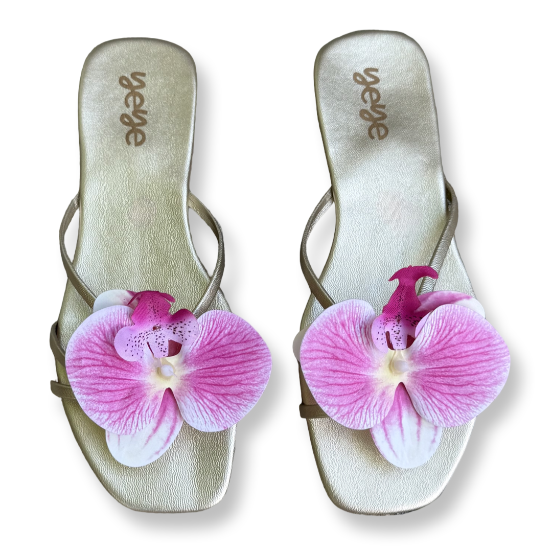 Pink Orchids Sandals