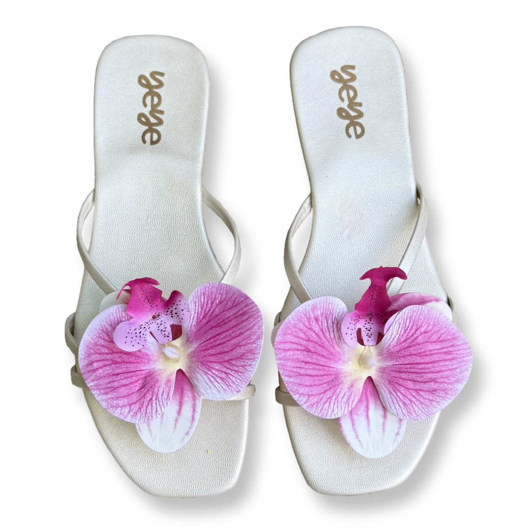 Pink Orchids Sandals