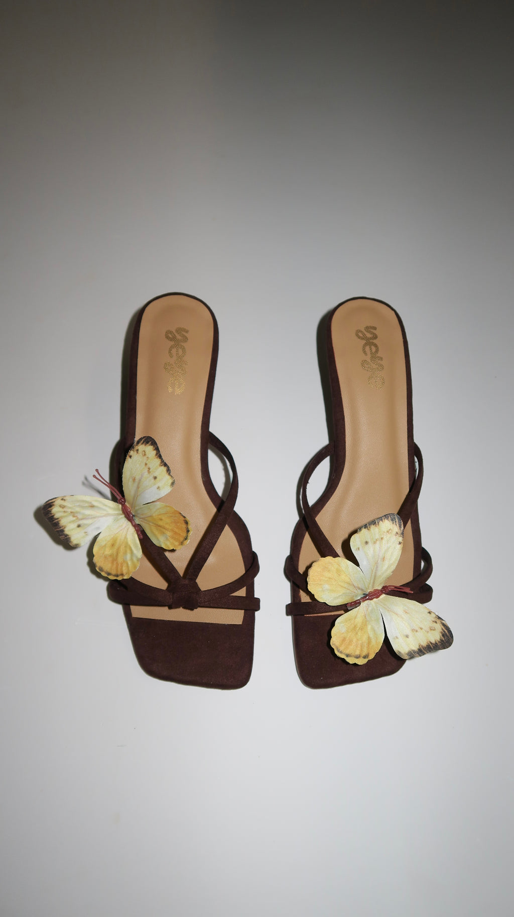 Yellow Dream Kitten Heels