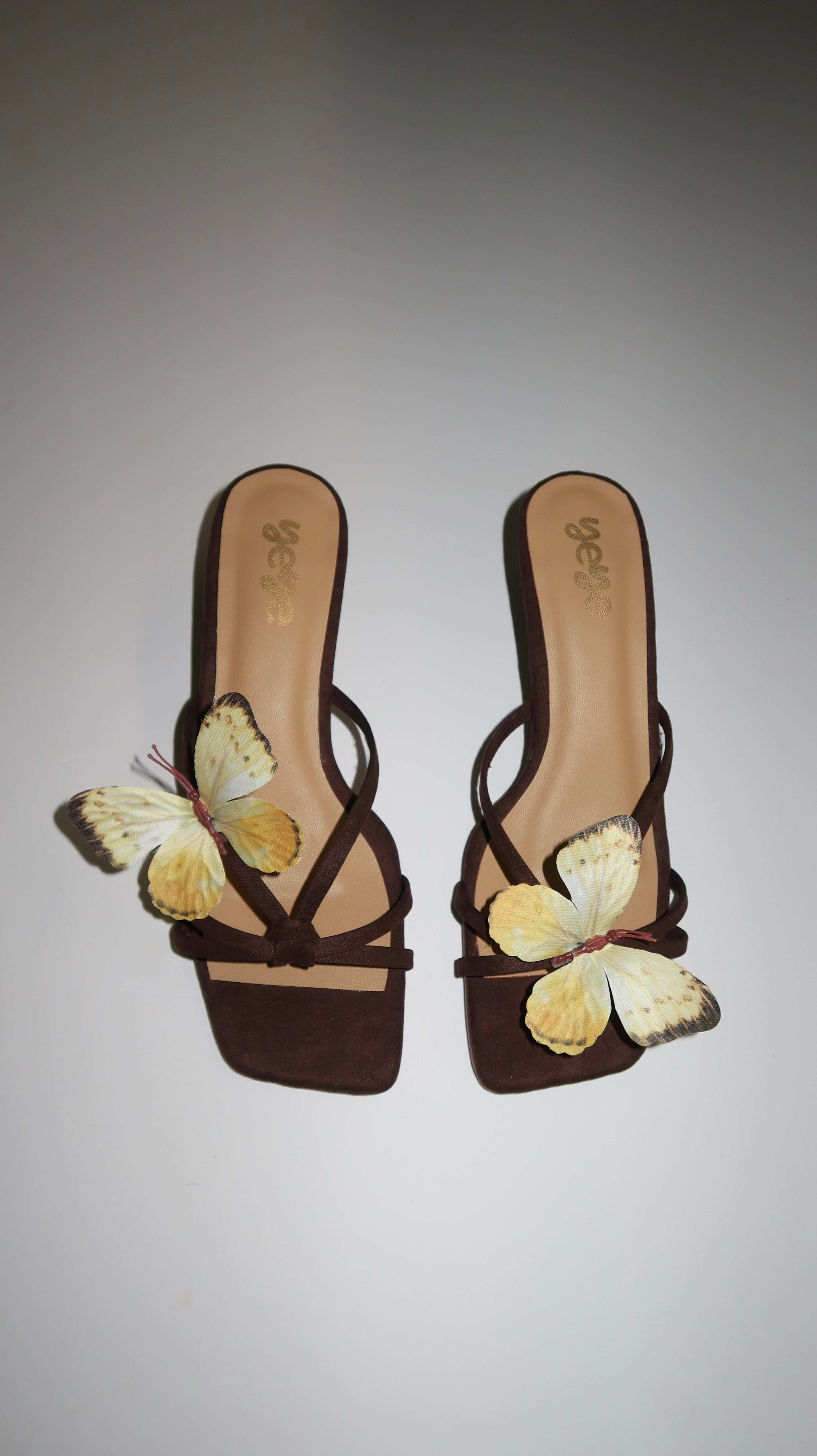 Yellow Dream Kitten Heels