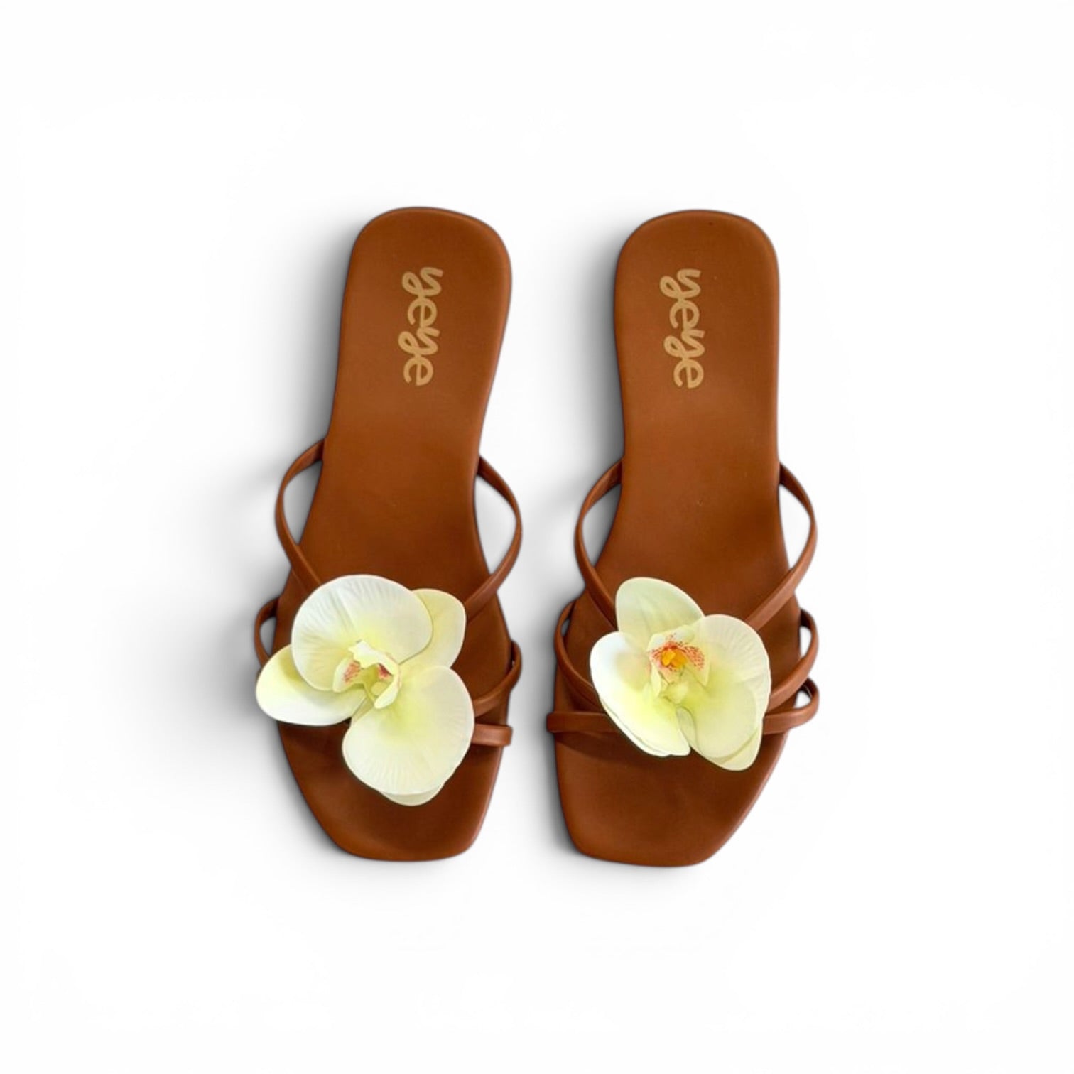 White Orchids Sandals