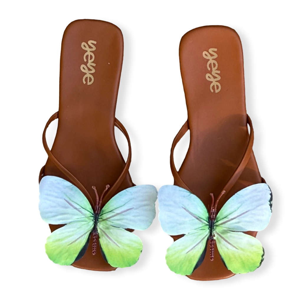 Vibrant Green Sandals