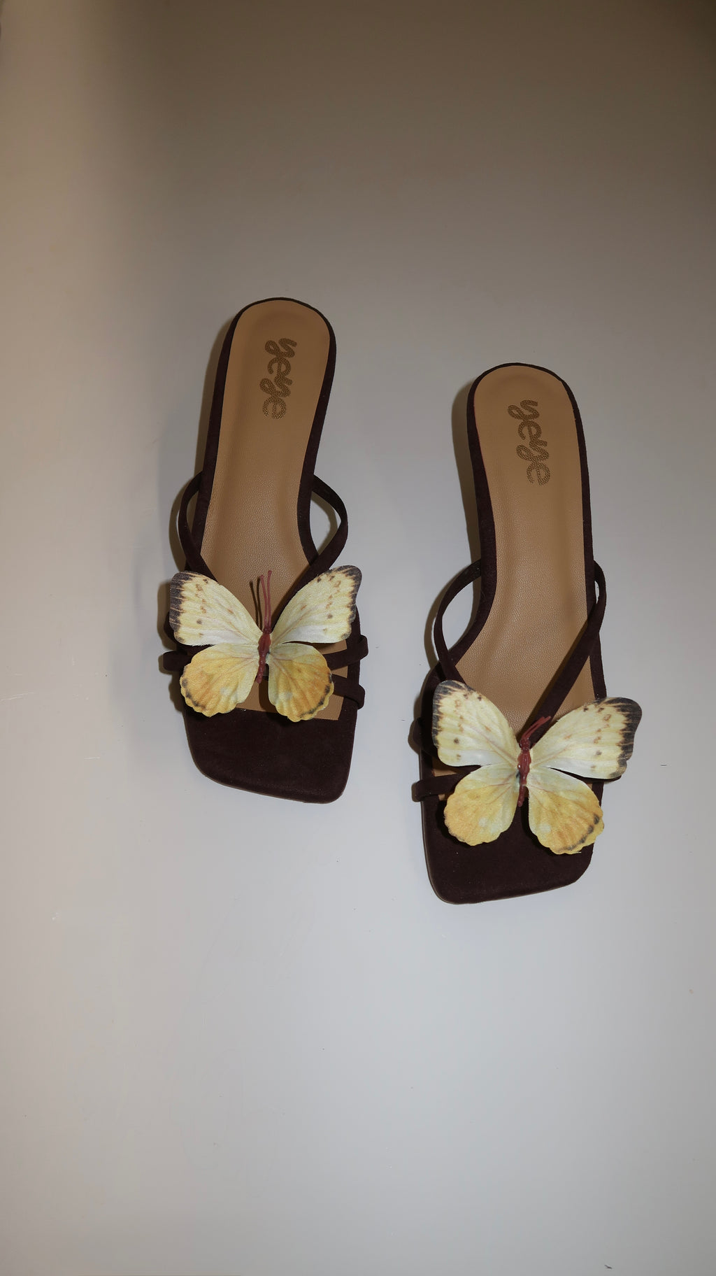 Yellow Dream Kitten Heels