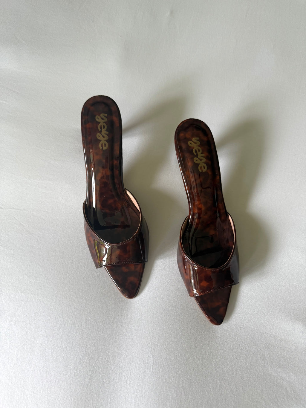 Cheetah mules - Slide kitten heels