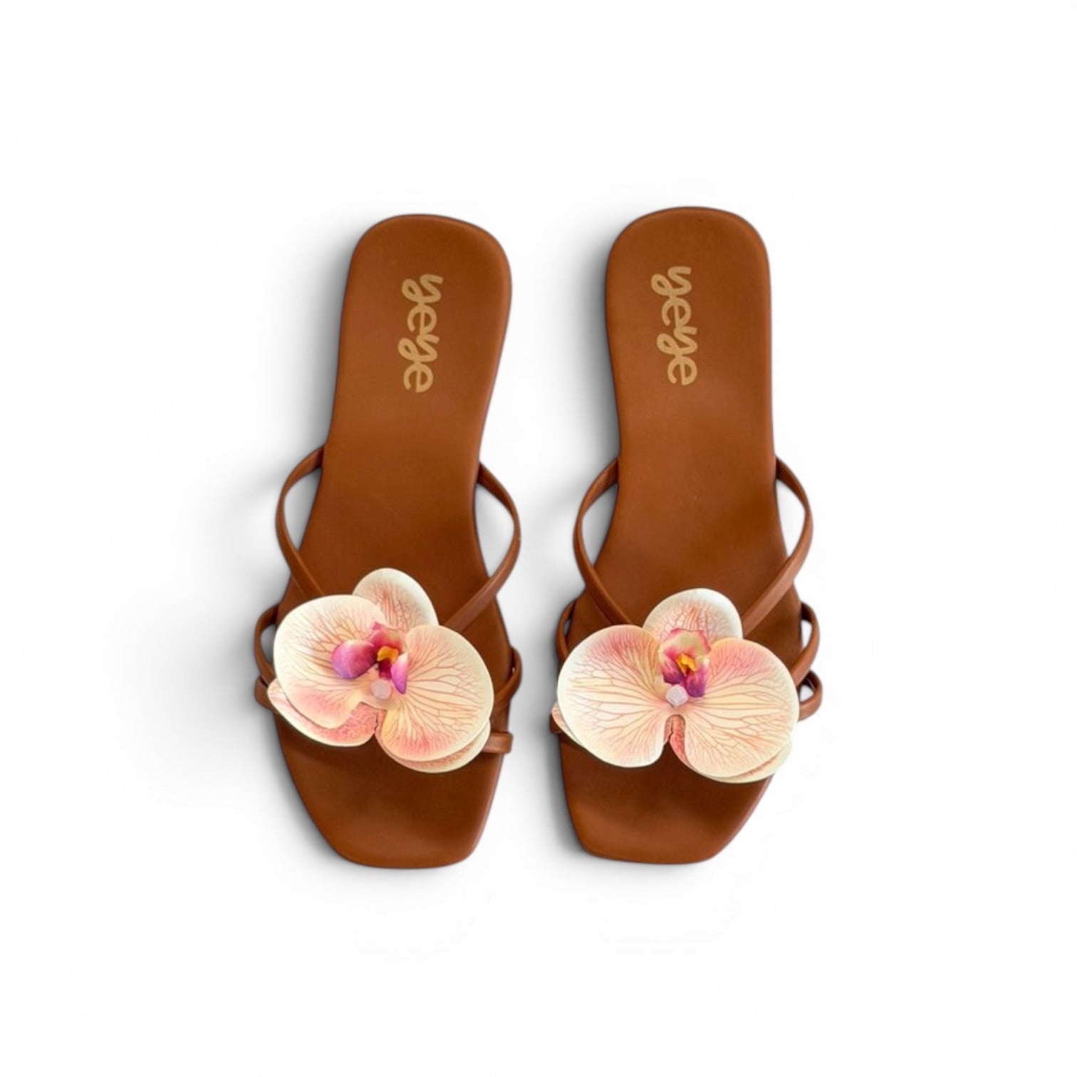 Peach Orchid Sandals