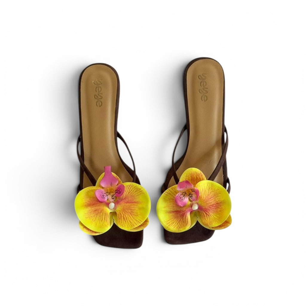 Sunrise Orchid Kitten Heel