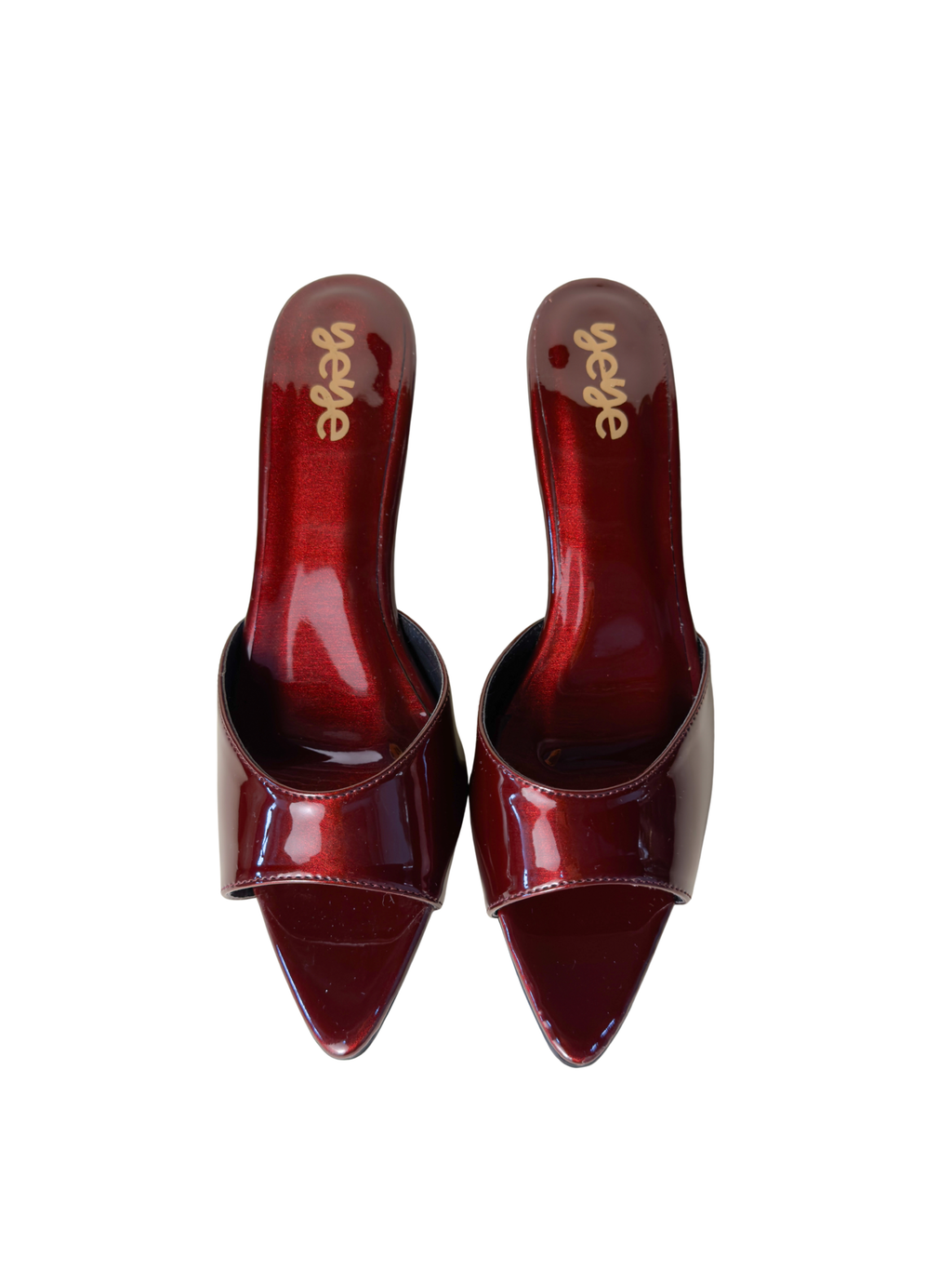 Merlot mules - Slide kitten heels