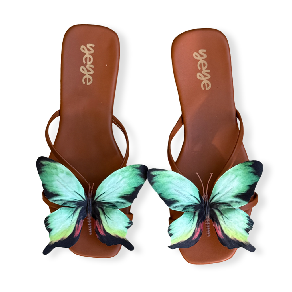 Foxy Green Sandals