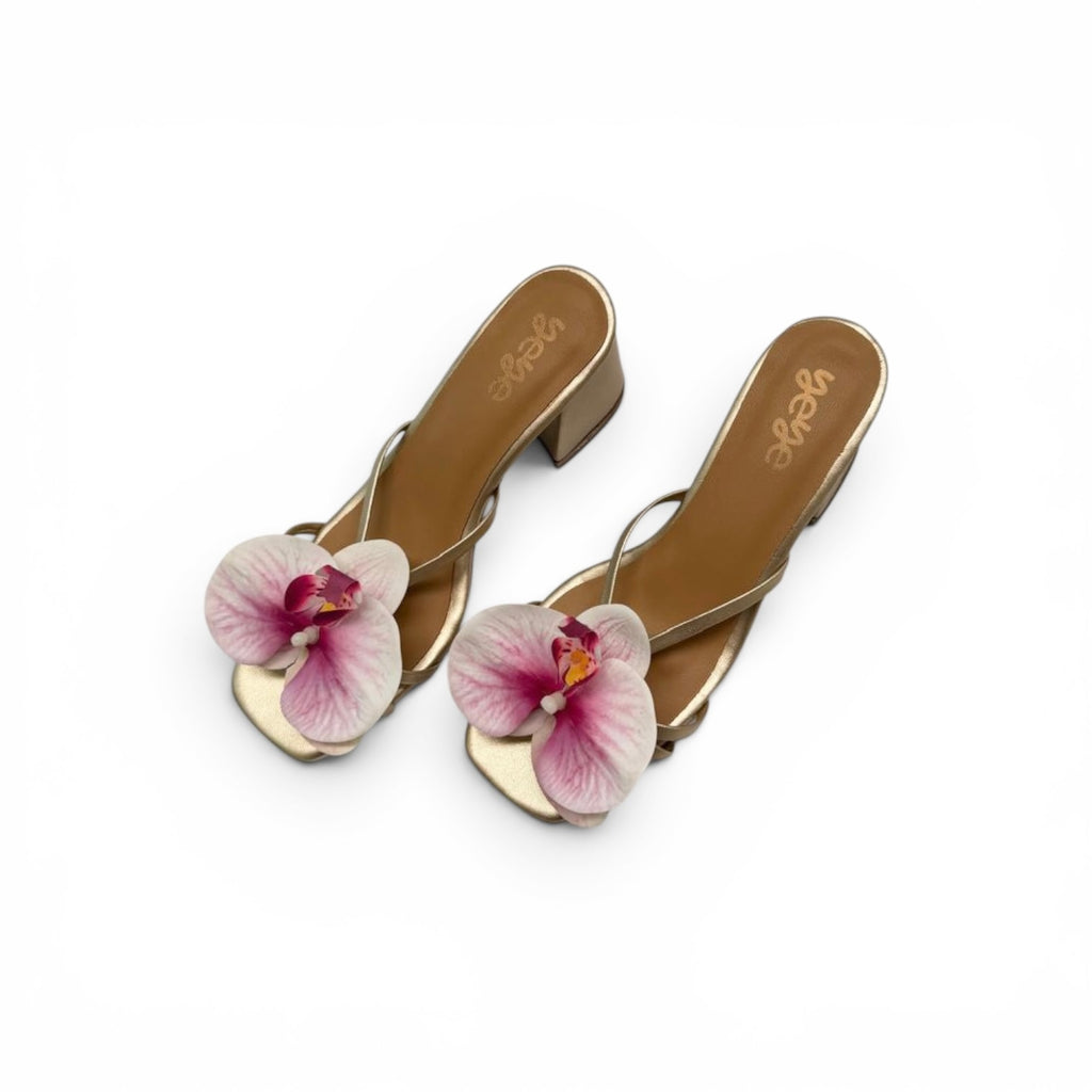 Subtle Pink Orchid Heels