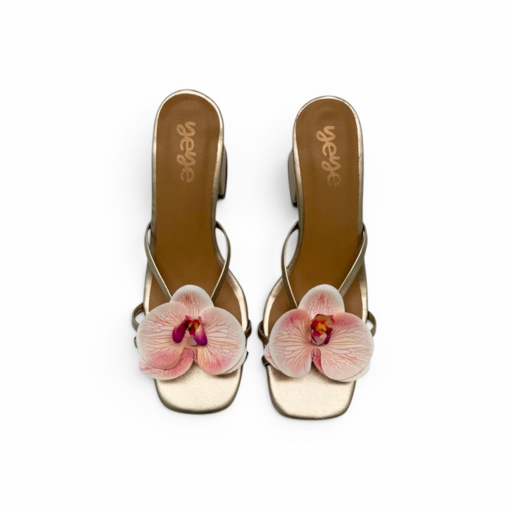 Peach Orchid Heels