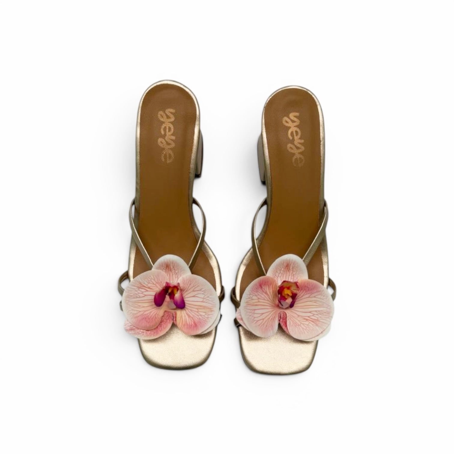 Peach Orchid Heels