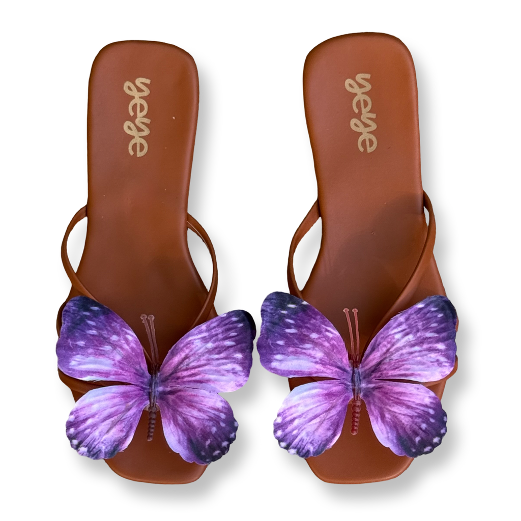 Violet Strike Sandals