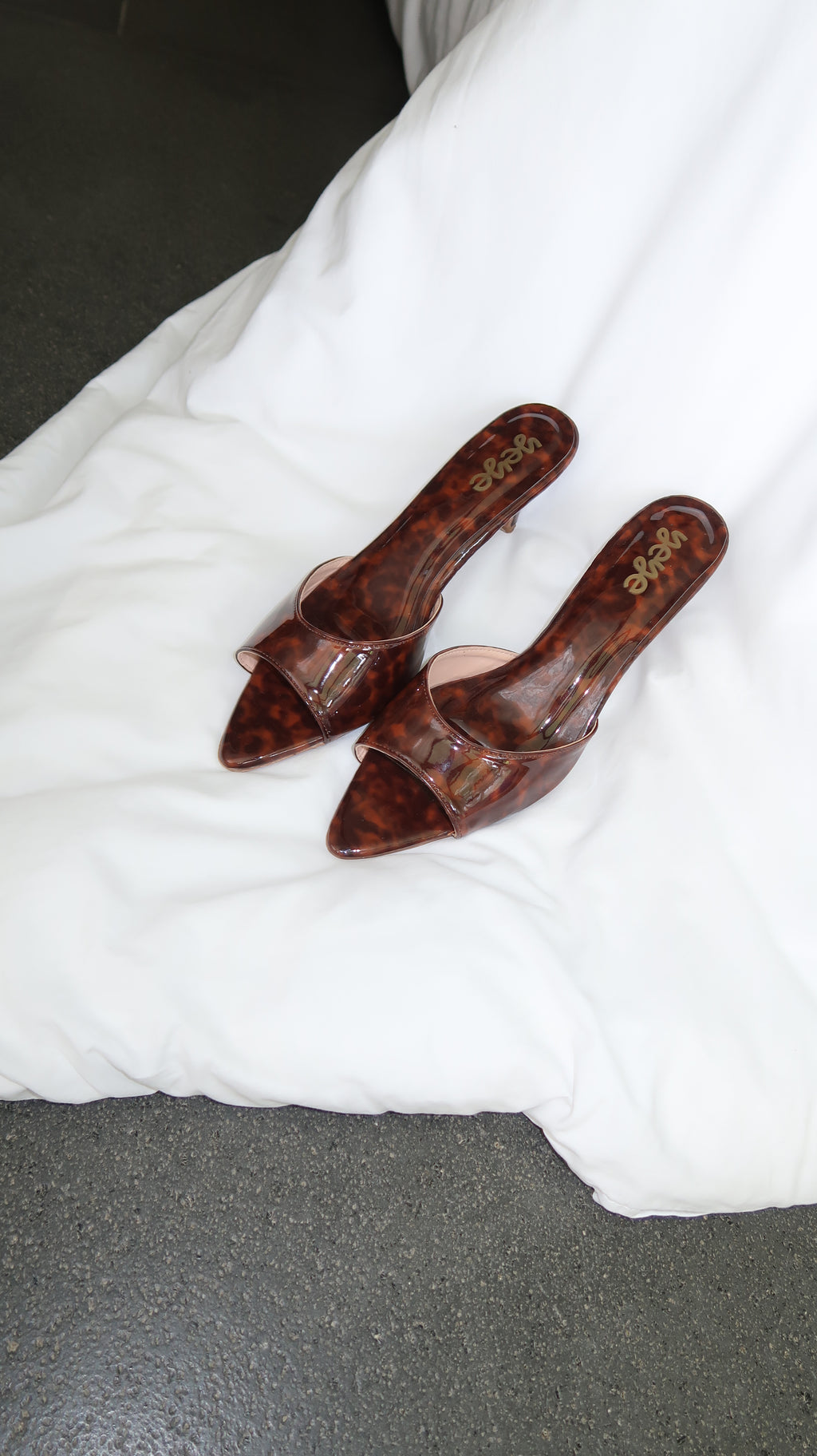 Cheetah mules - Slide kitten heels