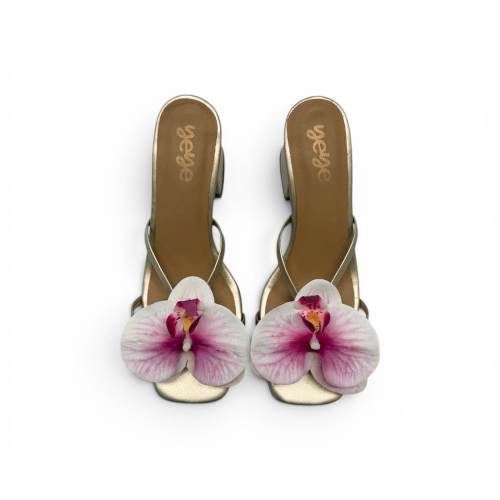 Subtle Pink Orchid Heels